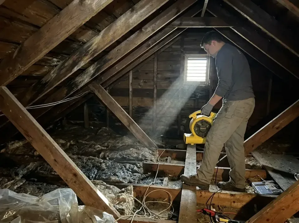 attic-water-damage-drying-proc-007 — frequently asked questions, Emergency Water Extraction & 24/7 Flood Response in Wiscons…